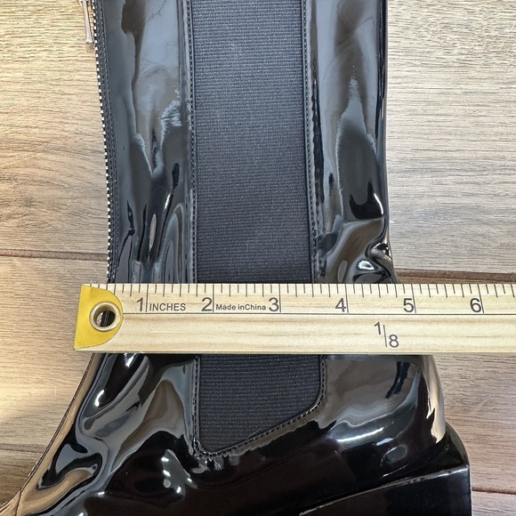 POSTER GIRL Toxic Behavior Platform Chelsea Boots Size 9 Chunky Black Dolls Kill - Picture 15 of 16